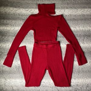 Fashion Nova Red Set